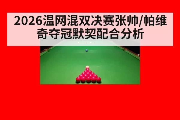 2026温网混双决赛张帅/帕维奇夺冠默契配合分析